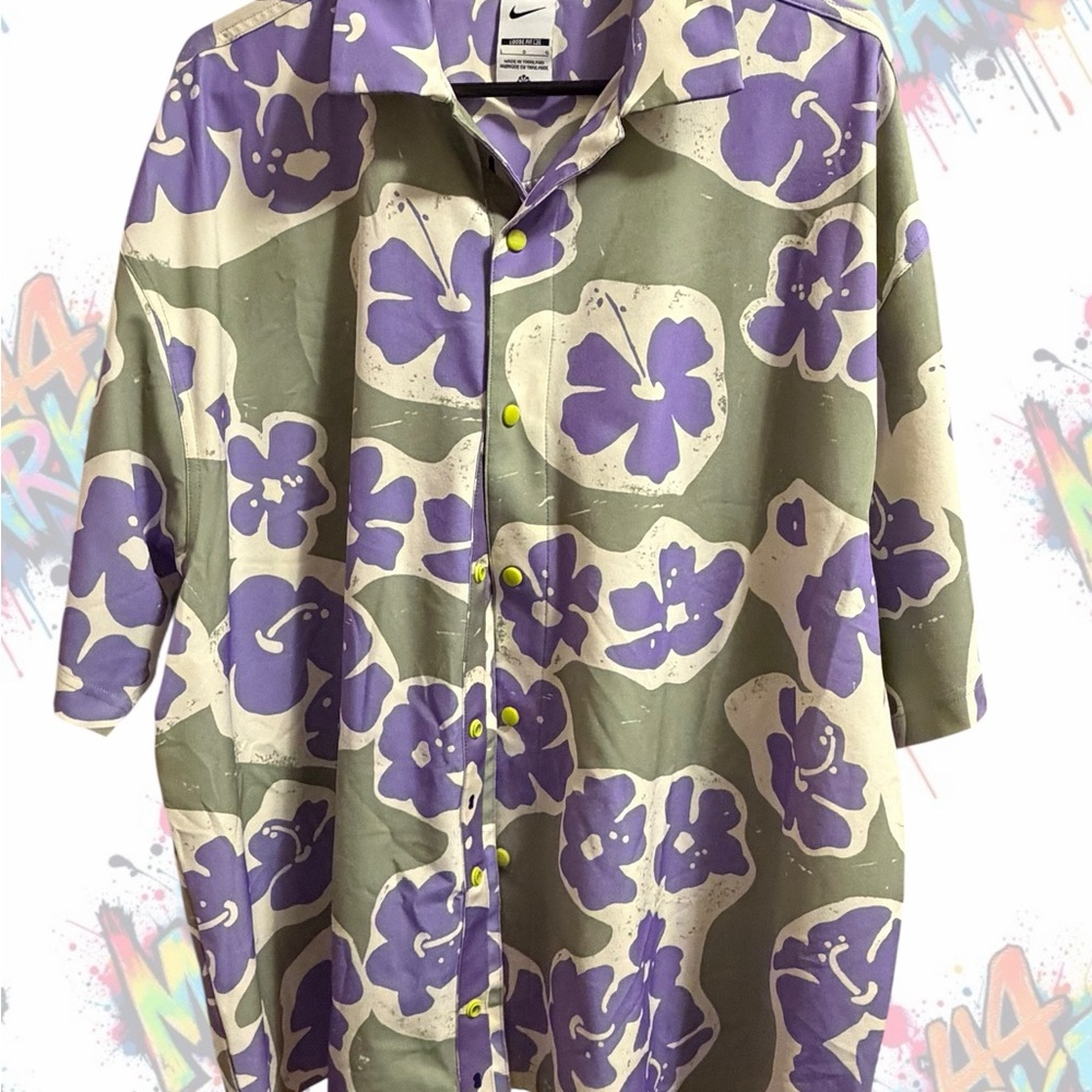 Nike Men's ~Naomi Osaka Design~  Button Down Shirt